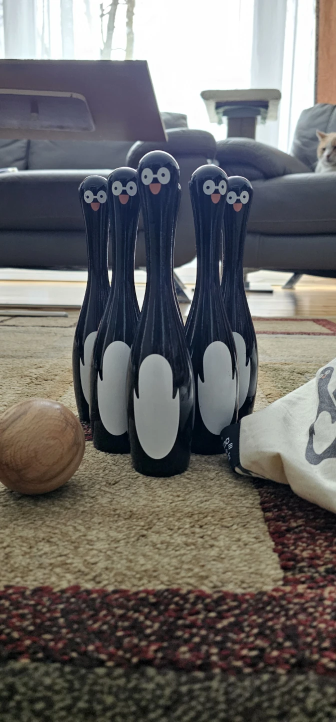 Vilac Penguin Bowling Set