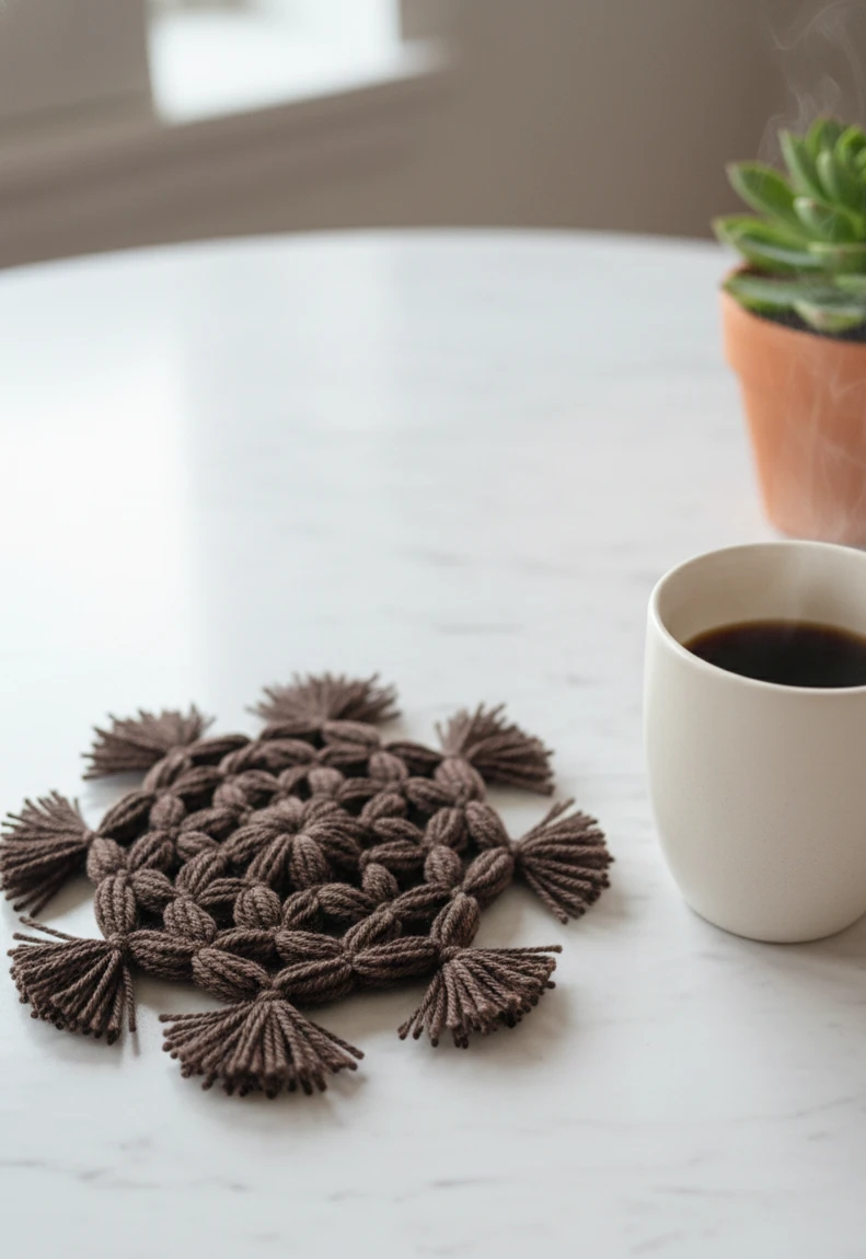 Handmade table coasters