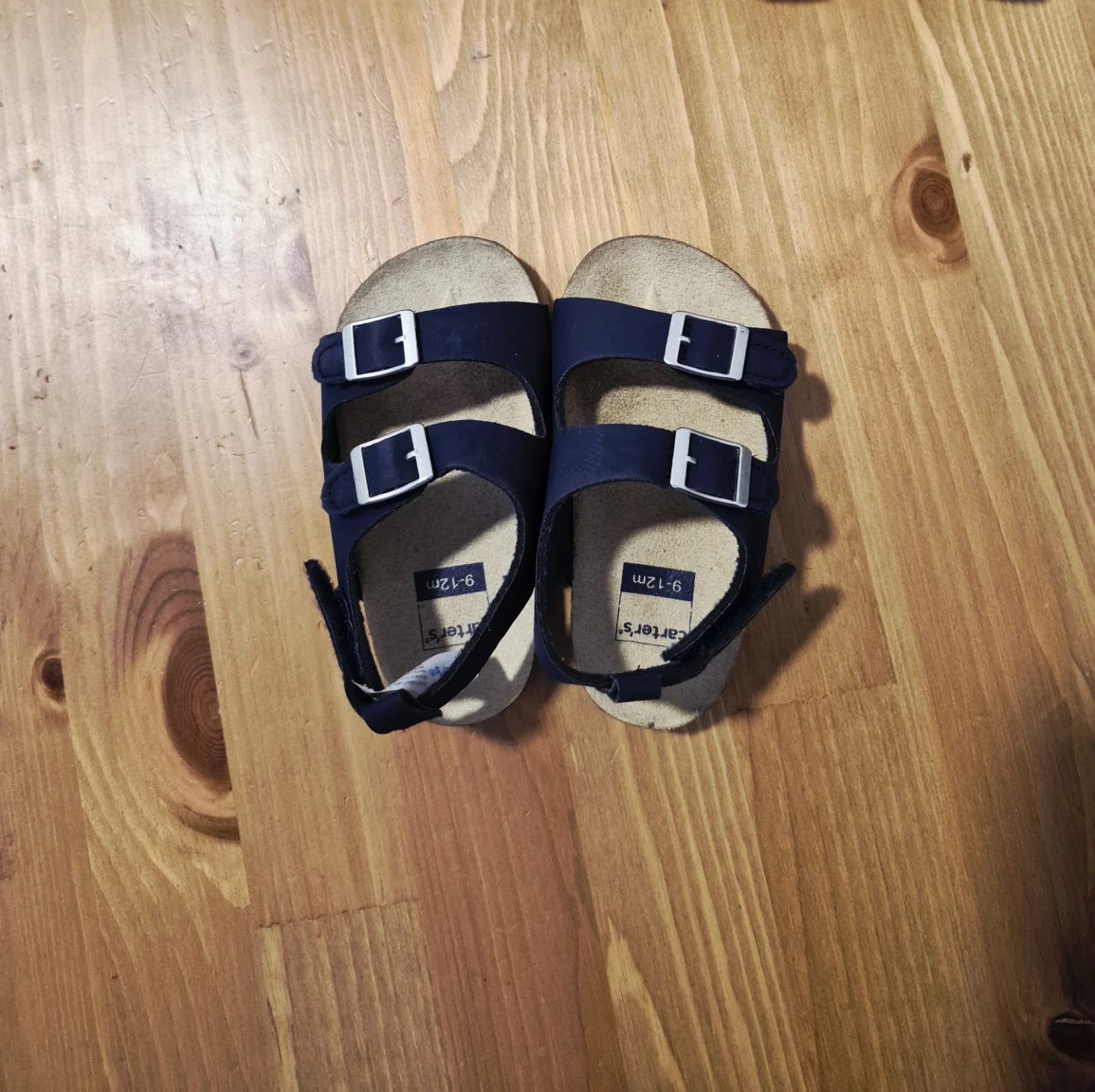 Carter's Navy Blue Sandals - Size 9-12M - photo 2
