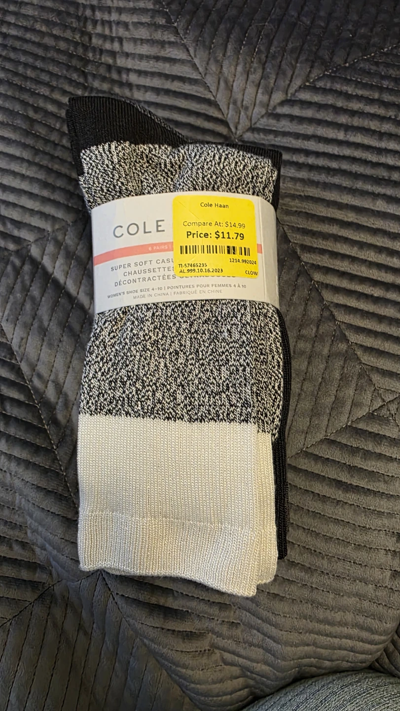 Cole Haan Soft Stretch Socks - Women's Size 4-10