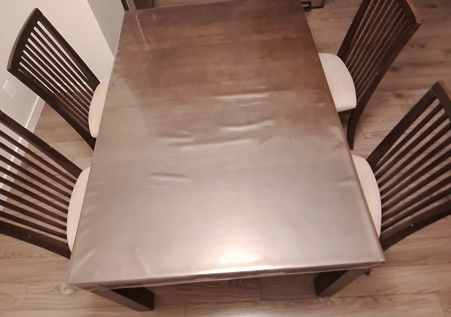 Brown Dining Table with 6 Chairs - photo 4