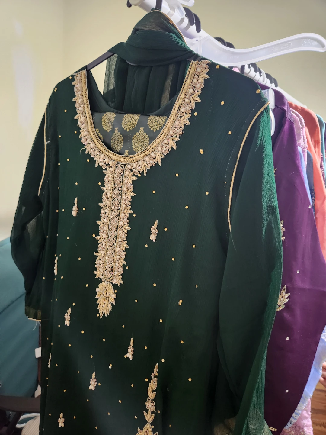 3 pcs bottle green suit - photo 2