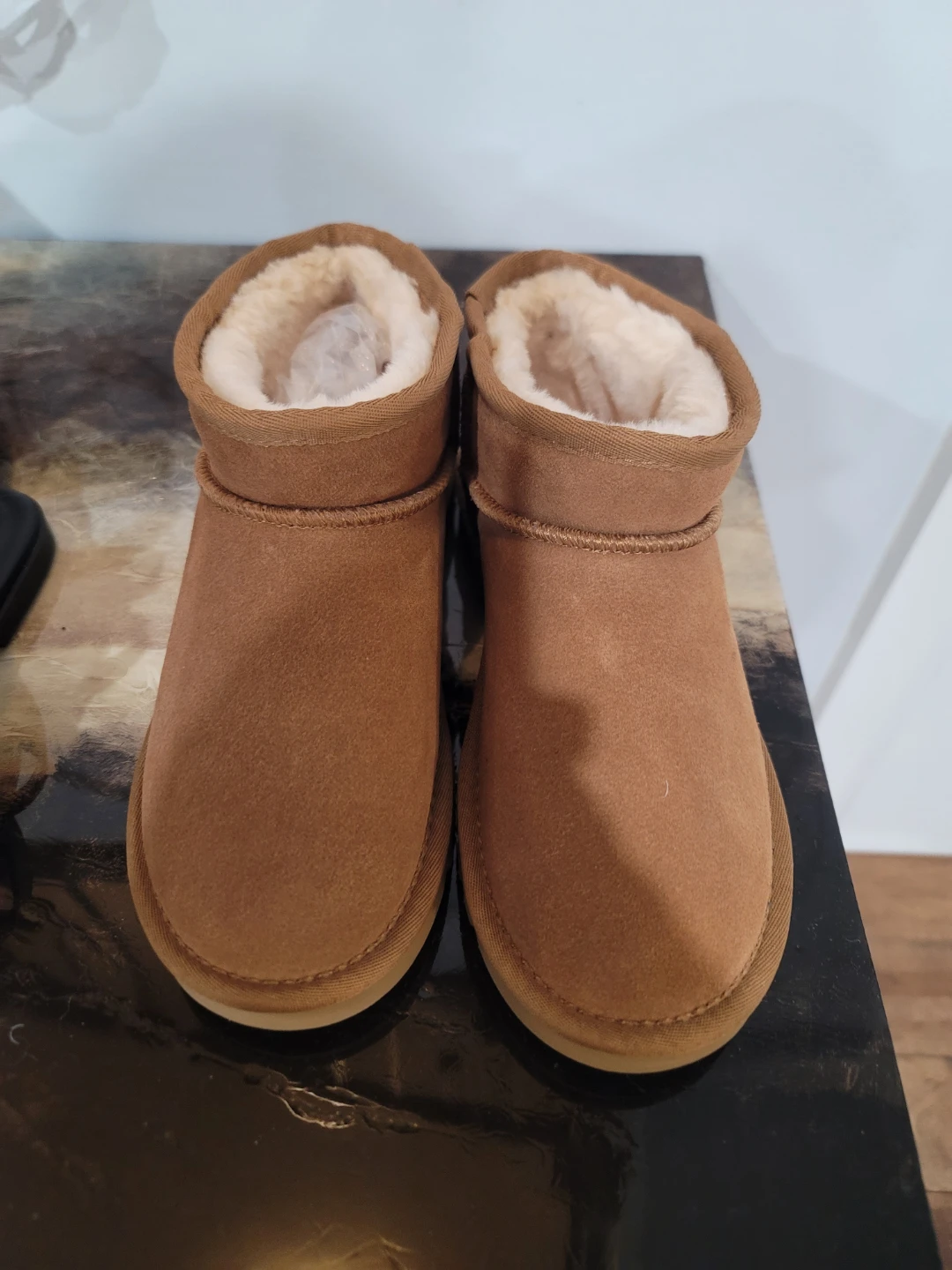 New UGG Mini Boots - Chestnut
