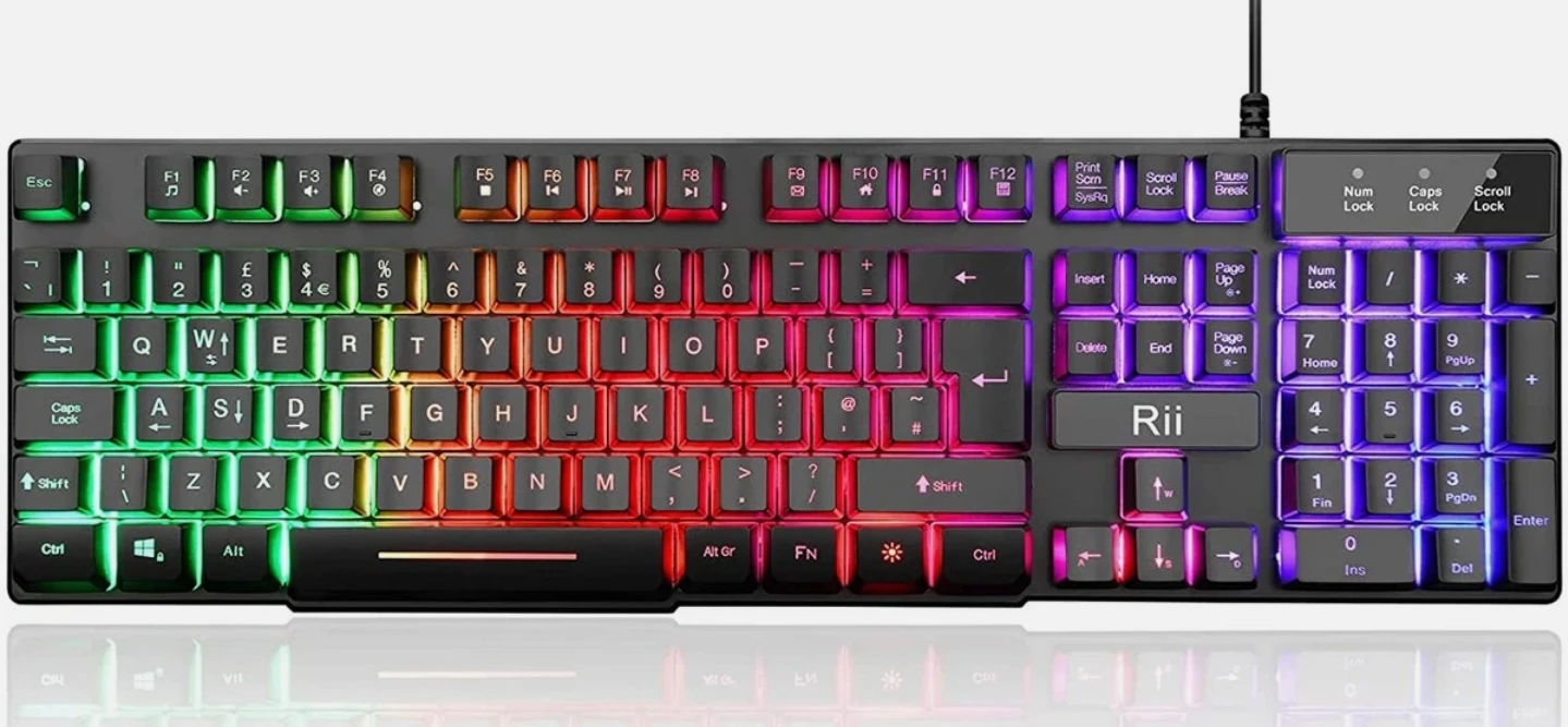 Rii Slim RGB Gaming Keyboard
