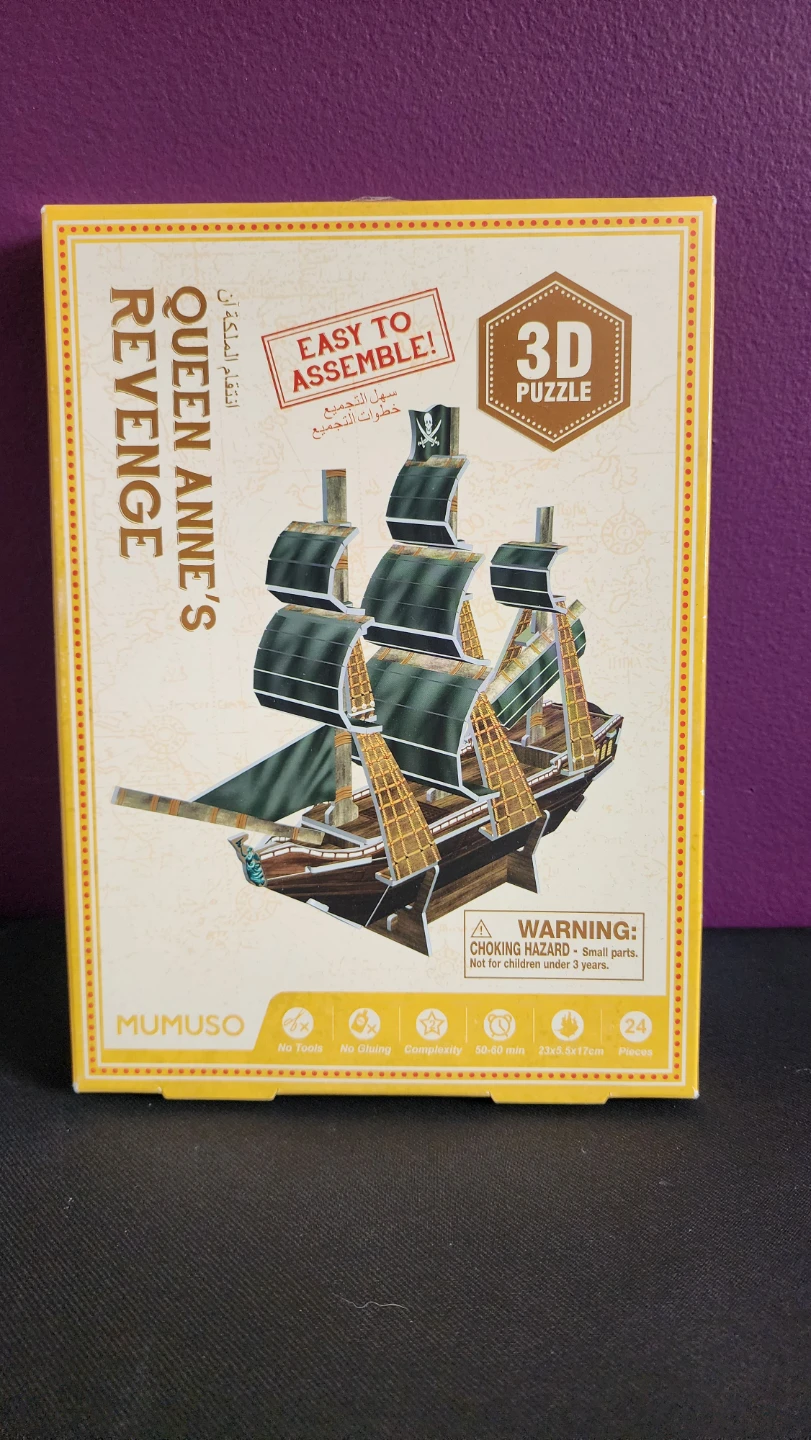 Queen Anne's Revenge 3D Puzzle