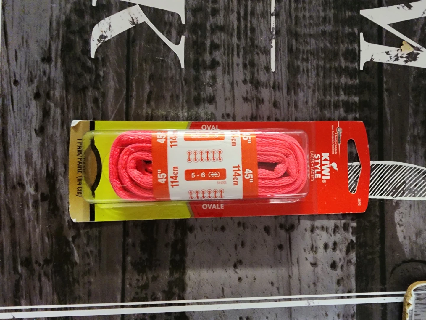 Kiwi Style Oval Laces - 45" / 114cm - Neon Pink