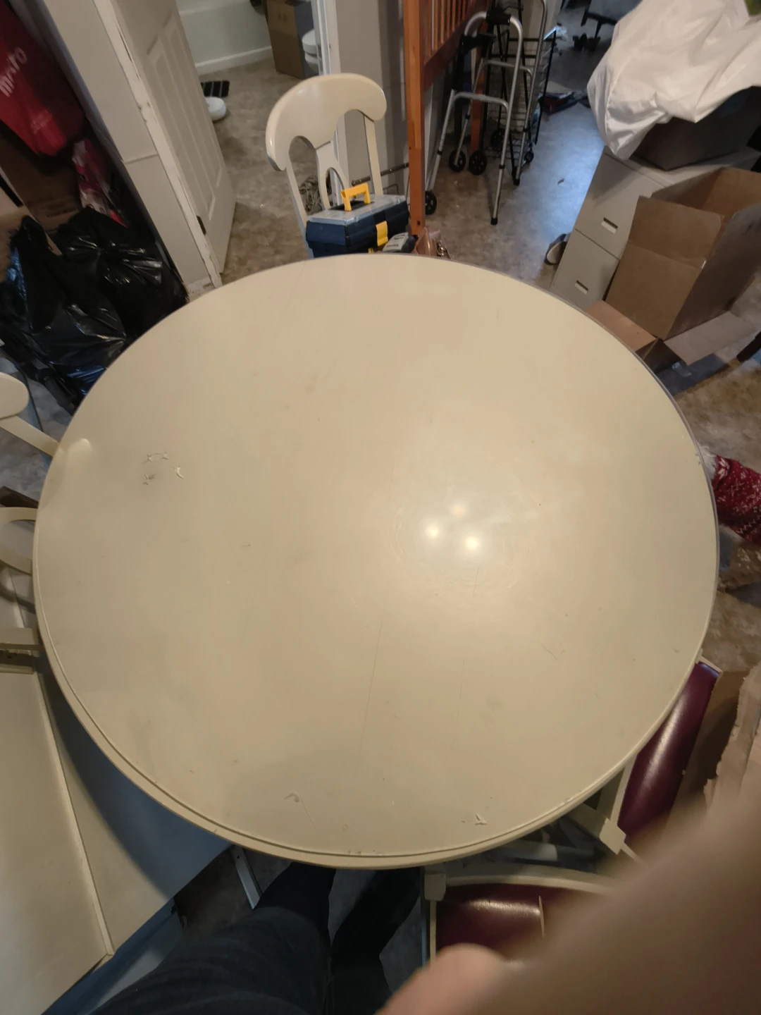 🛋️Round Dining Table with  4 Chairs