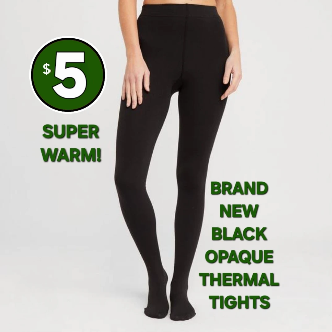 BRAND NEW BLACK THERMAL TIGHTS