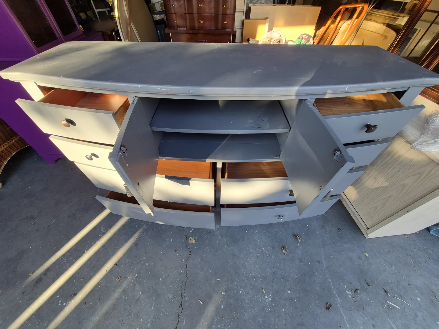 Grey Dresser with 10 Drawers - photo 5