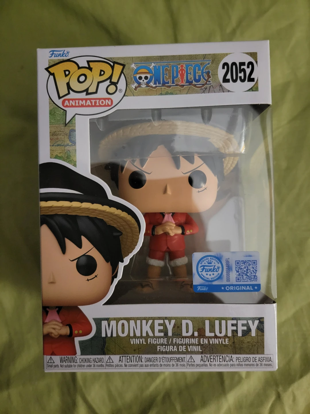 Funko Pop! Animation Monkey D. Luffy Vinyl Figure #2052