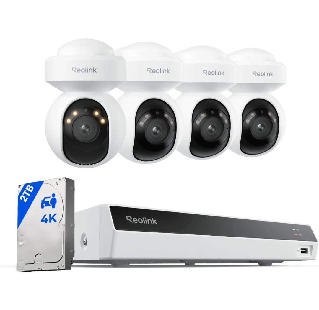 Reolink Security Camera System with 4 Cameras and 2TB Hard Drive - photo 2