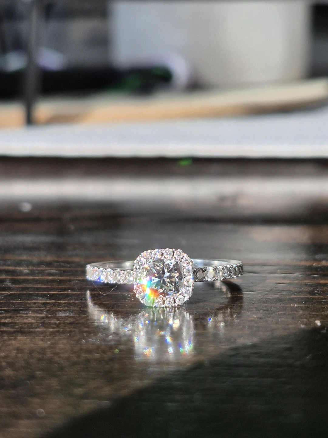 14kt Gold Diamond Engagement Ring - photo 2