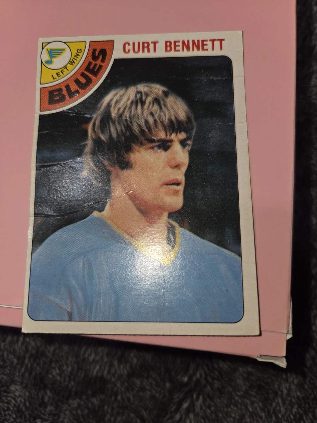 Curt Bennett 1978-79 O-Pee-Chee Hockey Card with stats