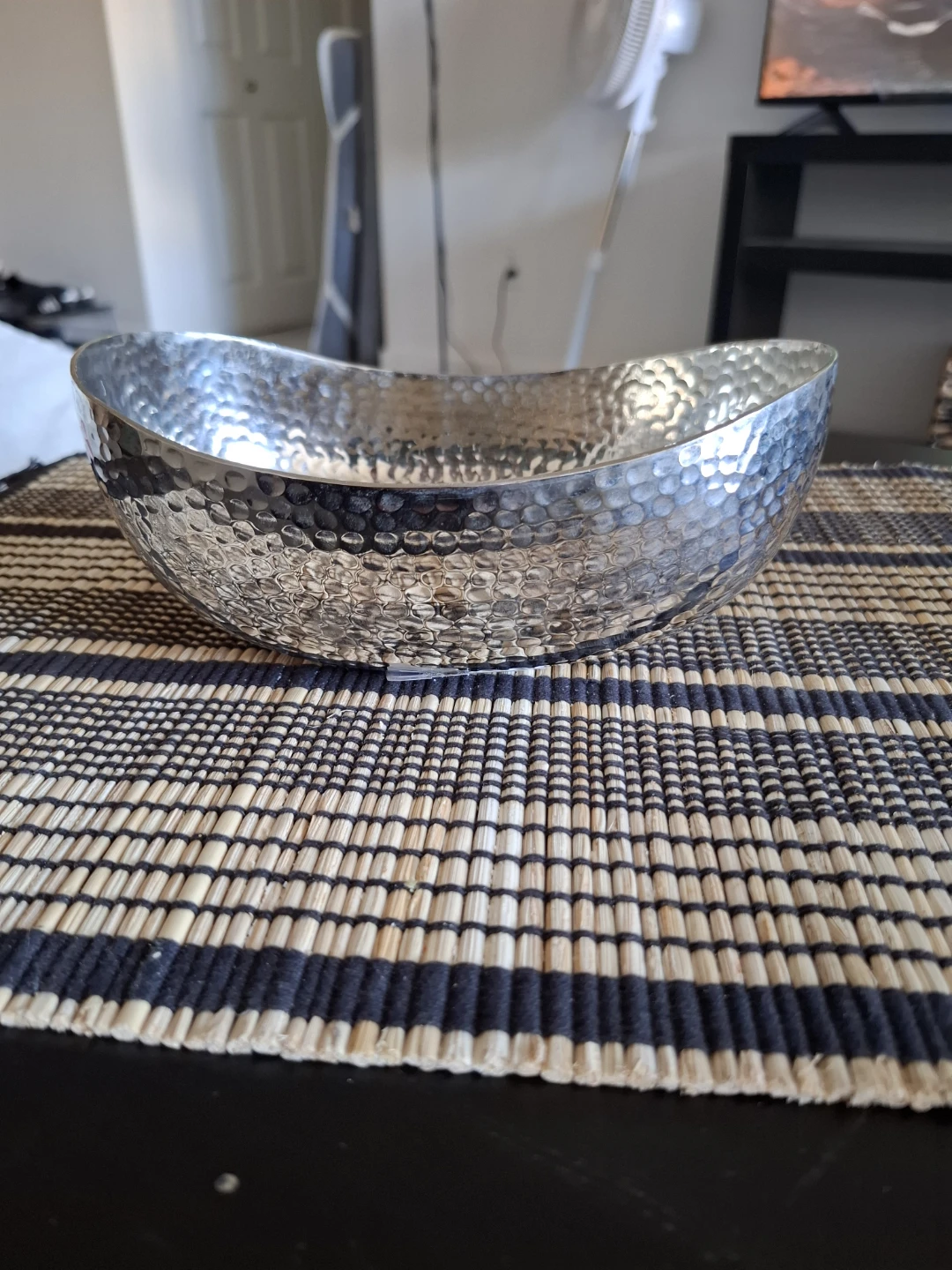 Hammered Metal Decorative Bowl - photo 3