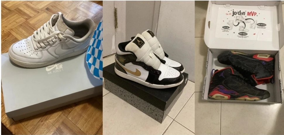 ( READ DESC)SELLING ALL 3 FOR (115) AF1,Jordan MVP, J1