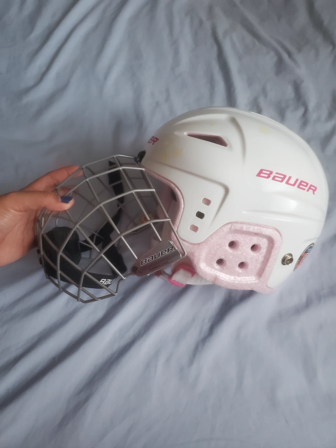 Bauer Lil' Sport Hockey Helmet - photo 4