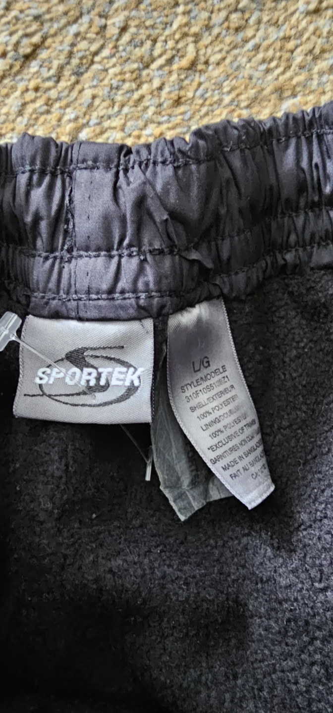 Sportek L/G Black Lined Cargo Pants - photo 2