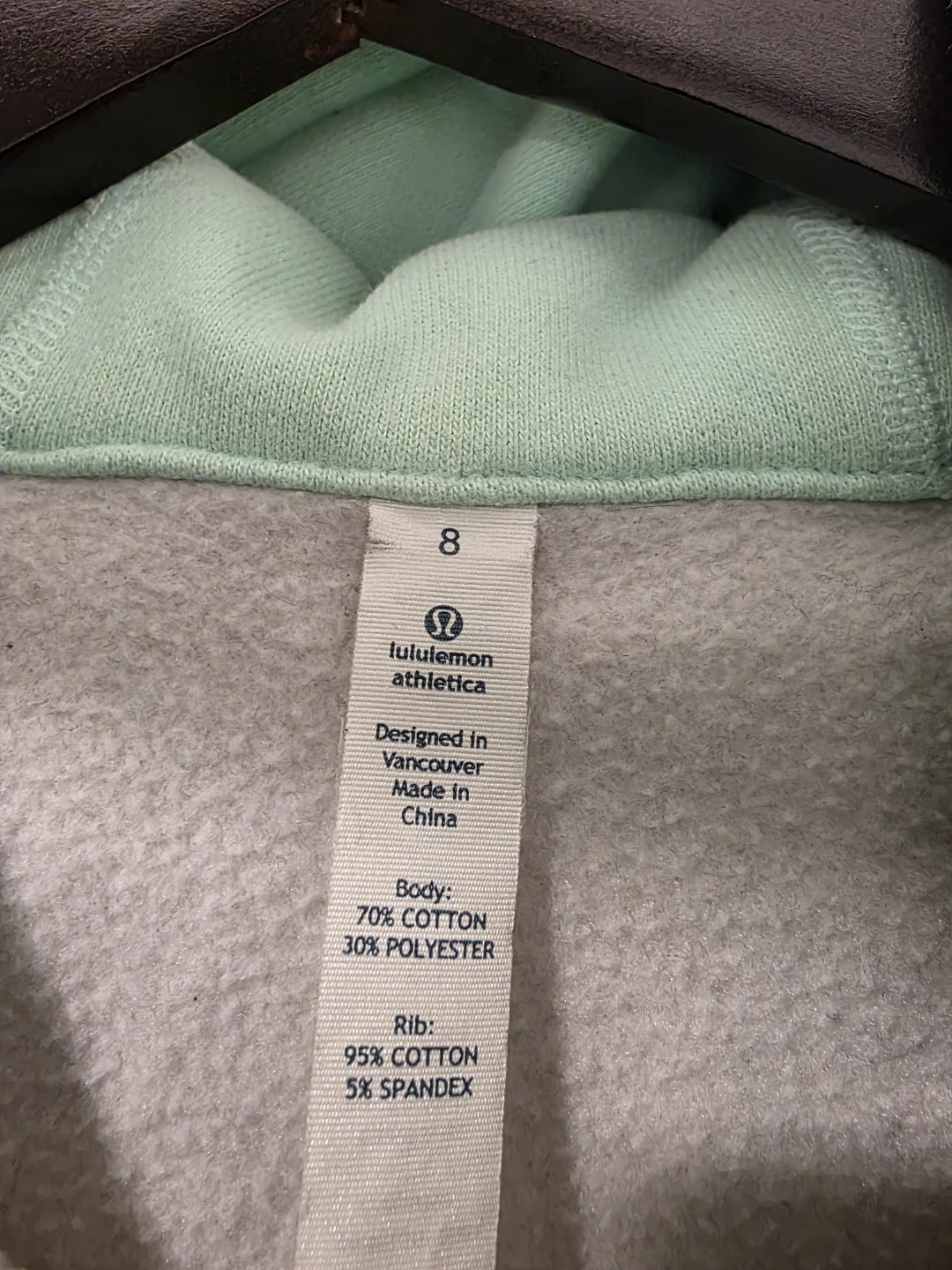 Lululemon Athletica Zip-Up Hoodie Size 8 - photo 2