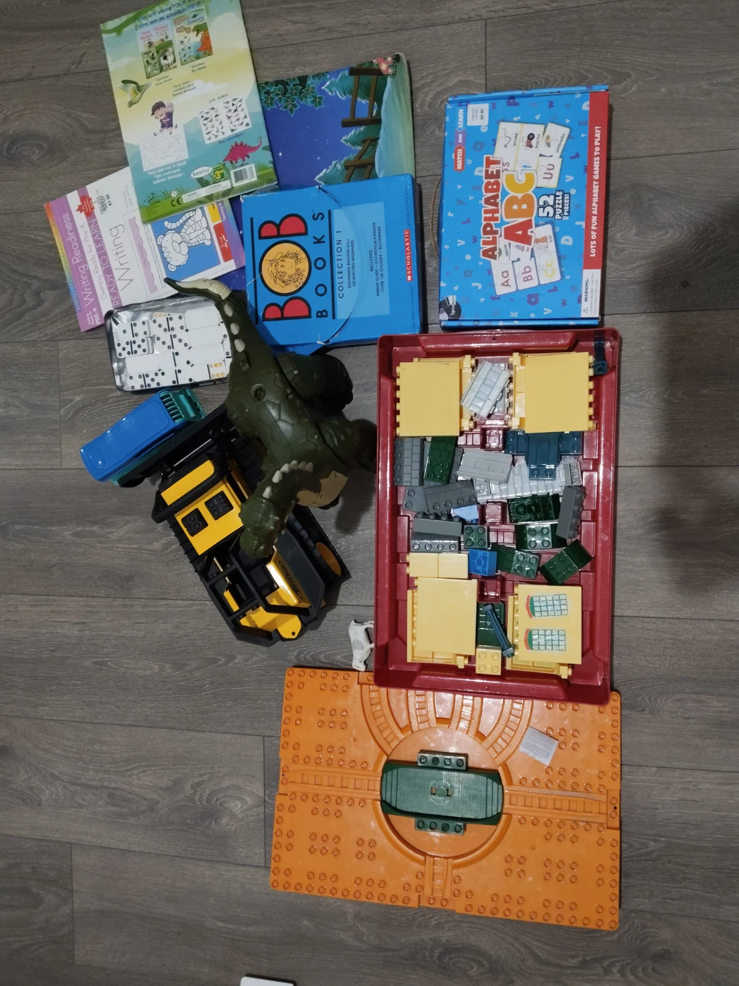 Assorted Kids Learning Toys and Books