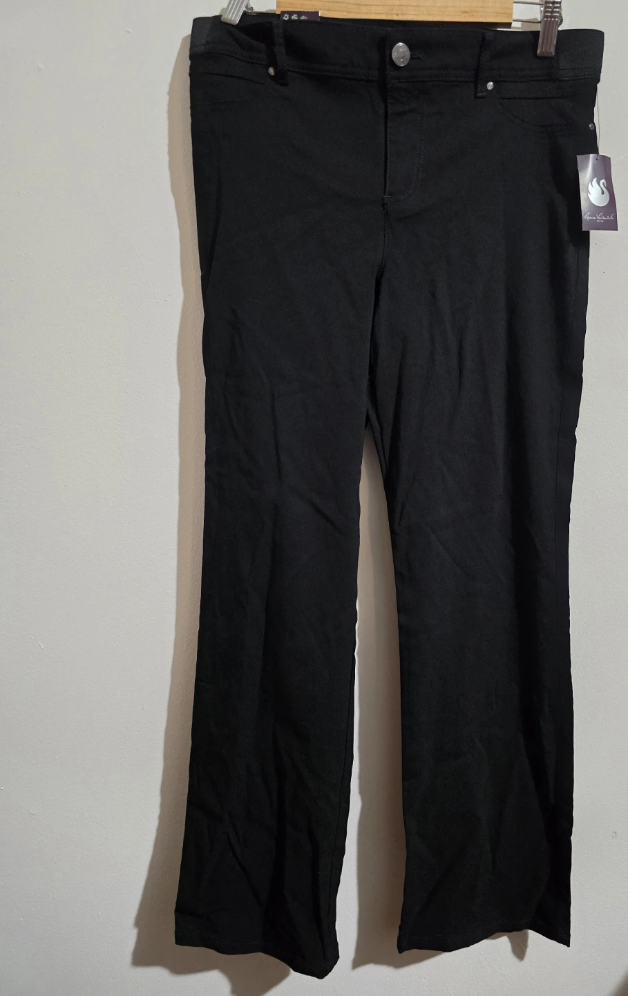​NWT Gloria Vanderbilt Black Pants - 12P Average