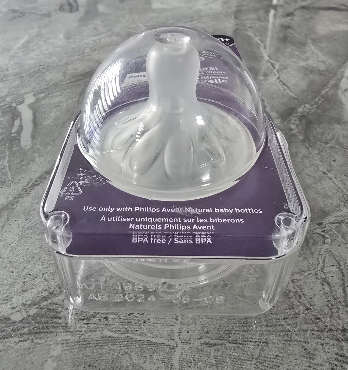 Philips Avent BPA Free Natural Medium Flow Nipples, 3