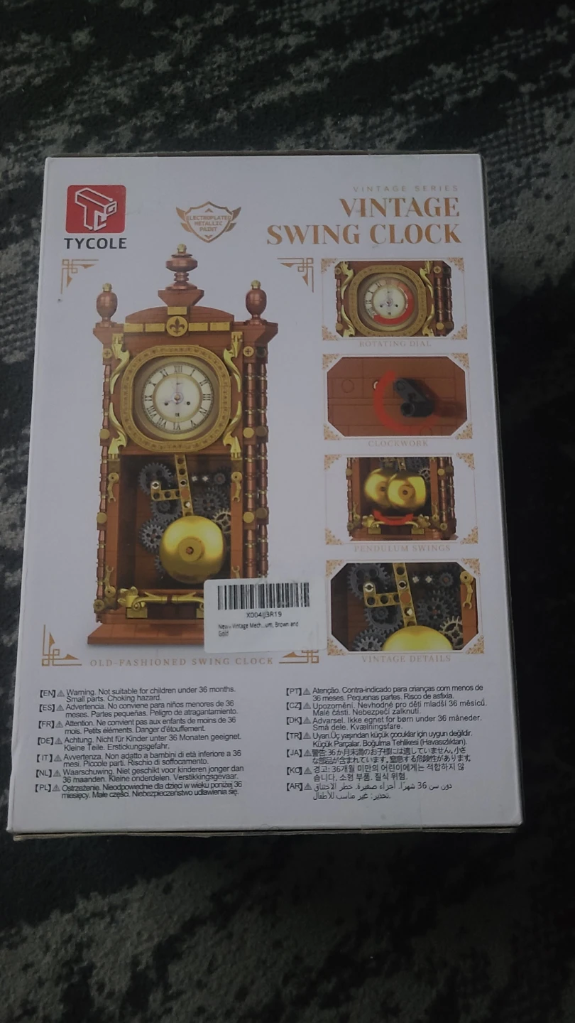 TYCOLE Vintage Series Old-Fashioned Swing Clock - photo 2