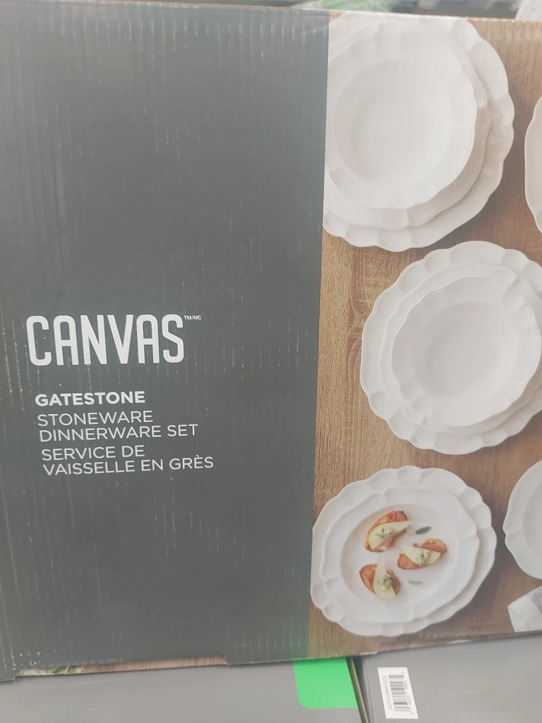 Canvas 12-Piece Stoneware Dinnerware Set - photo 2