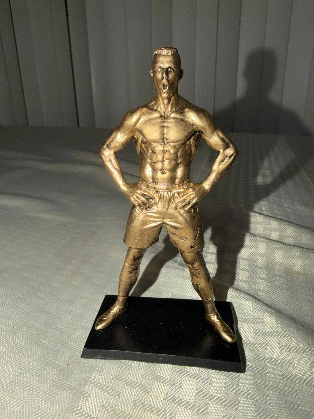 Cristiano Ronaldo Gold Trophy Figure