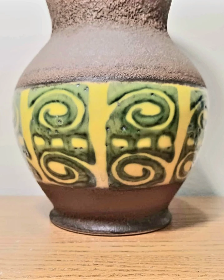 Vtg W. German Bay Keramik Vase - photo 4