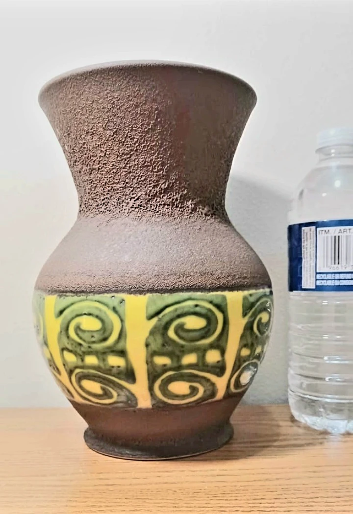 Vtg W. German Bay Keramik Vase - photo 5