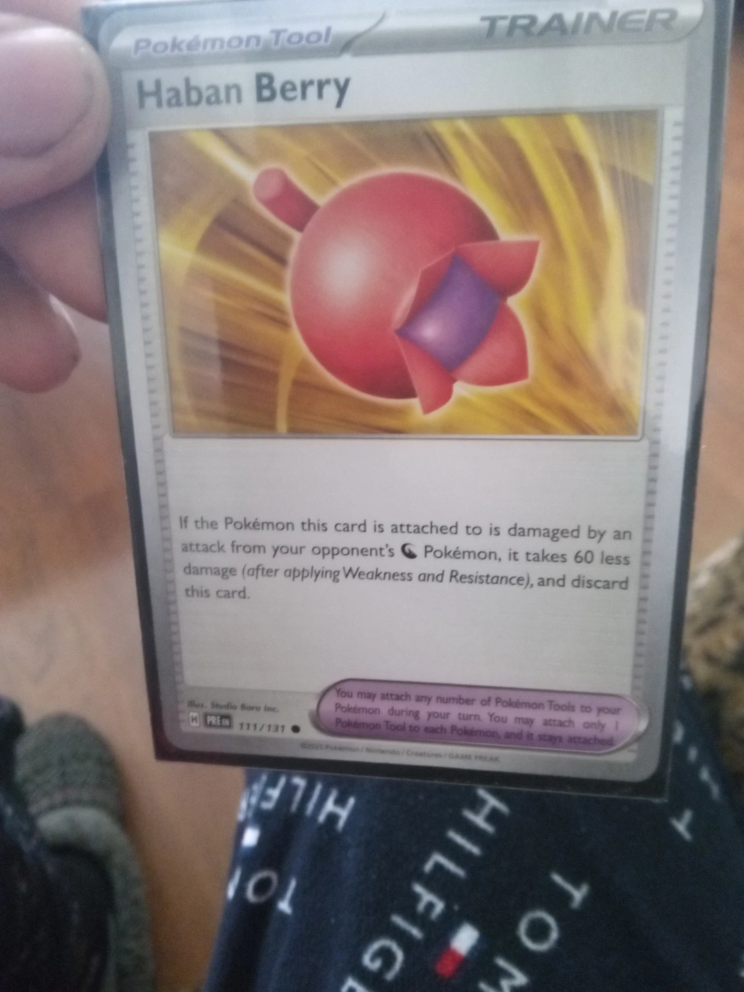 Pokemon Haban Berry Trainer Card 111/131