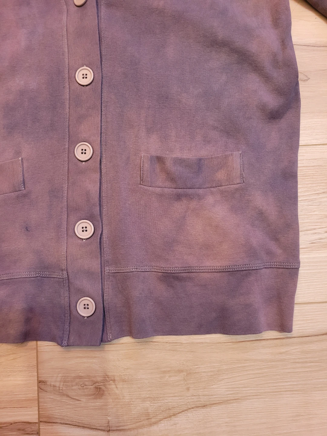 Elliott Lauren Cardigan Size L Purple Tie-Dye - photo 3