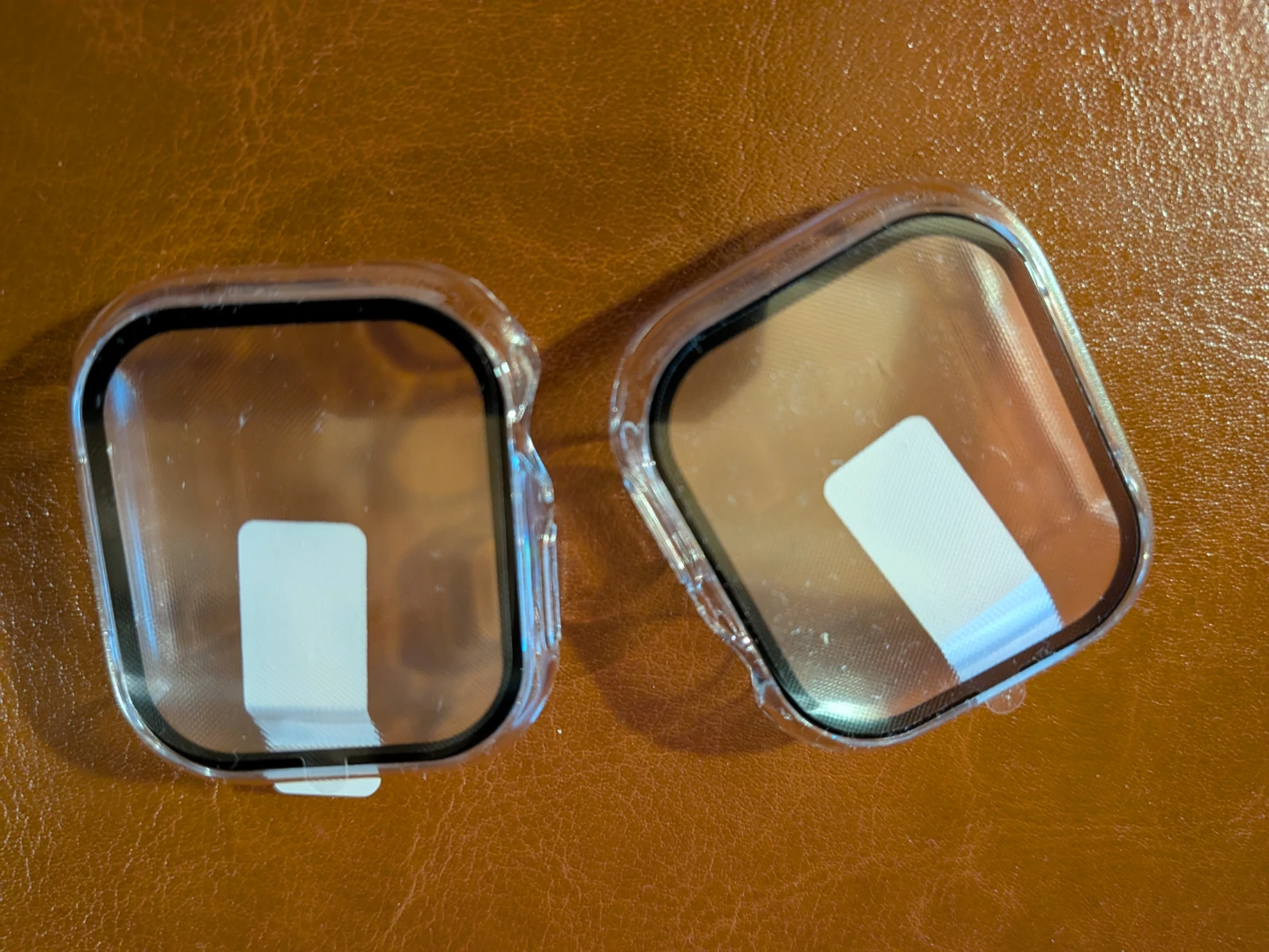 2x Clear Apple Watch Screen Protector Cases