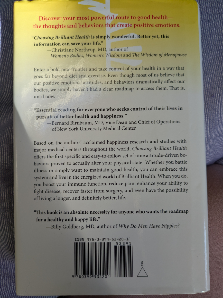 🏆 BRAND NEW "Choosing Brilliant Health" Hard cover book - photo 2