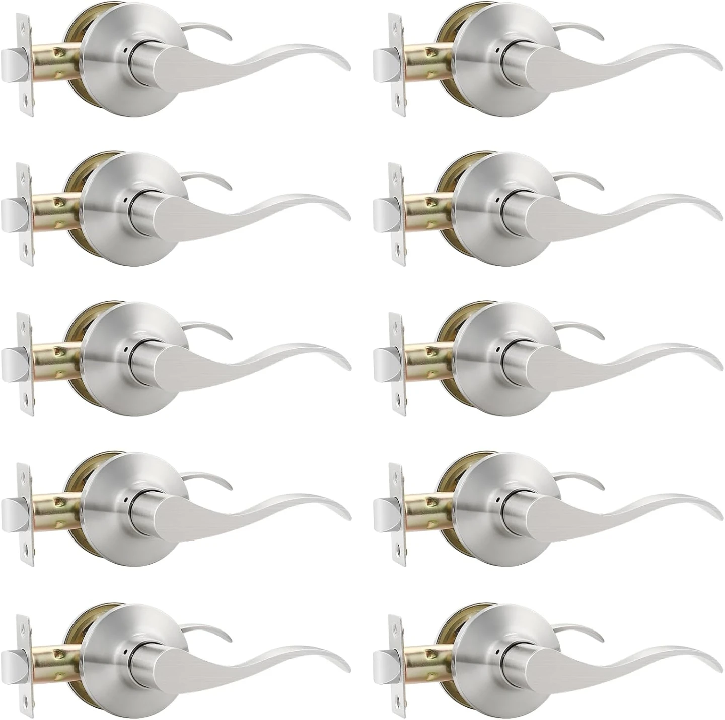 Brand New 10 Pack Passage Door Levers For Sale