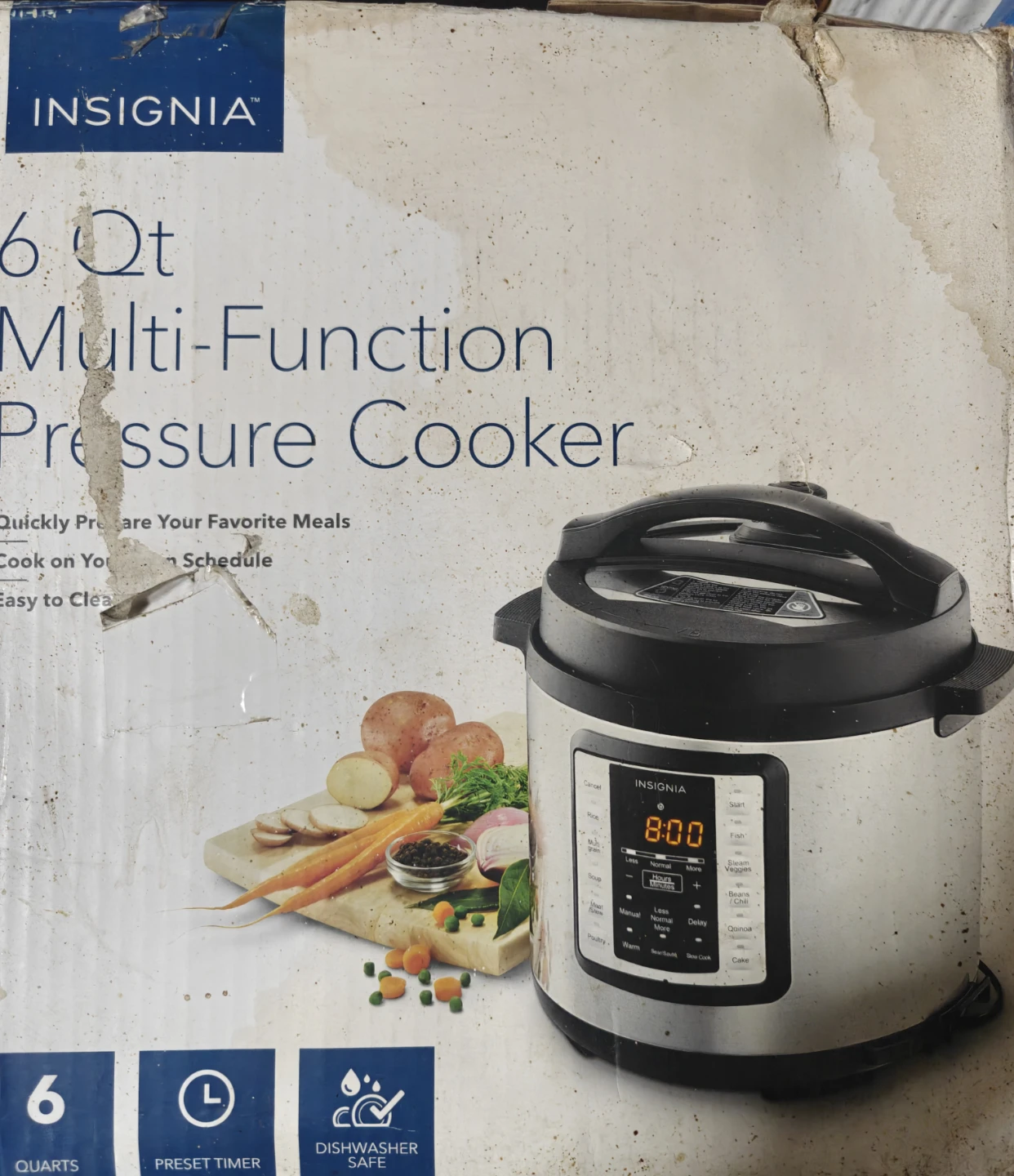 Insignia 6 Qt. Multi-Function Pressure Cooker🥕 - photo 2