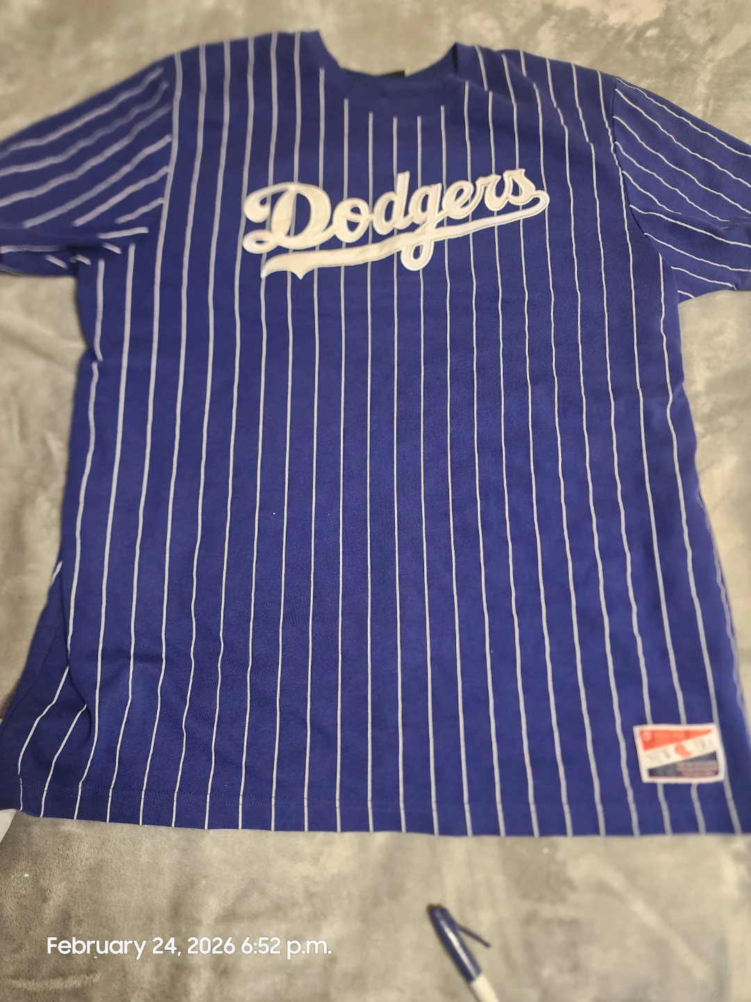 New Era 2024 Los Angeles Dodgers Pinstripe Jersey XL