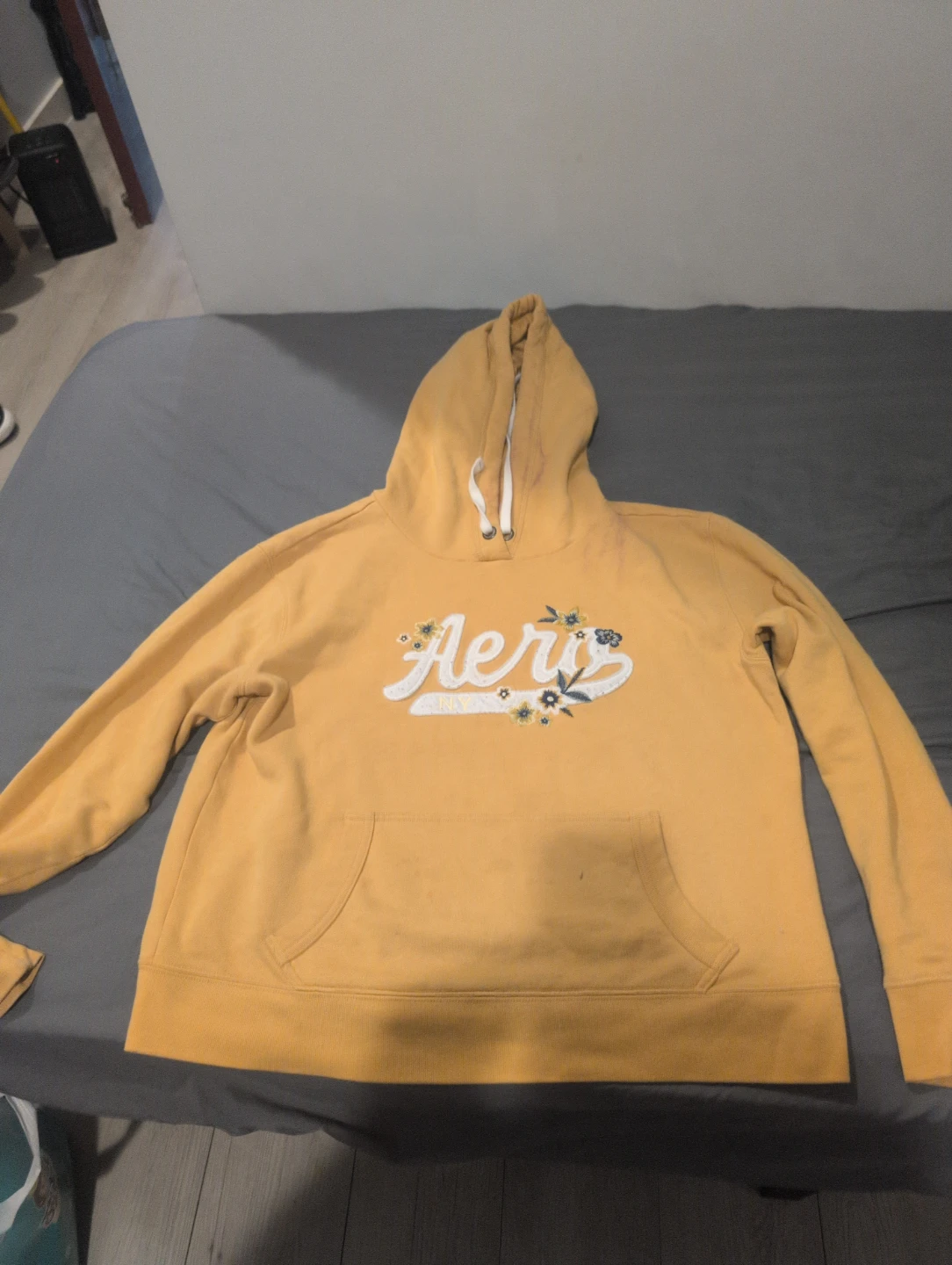 Woman Aéropostale Orange Hoodie Sweatshirt ⚽