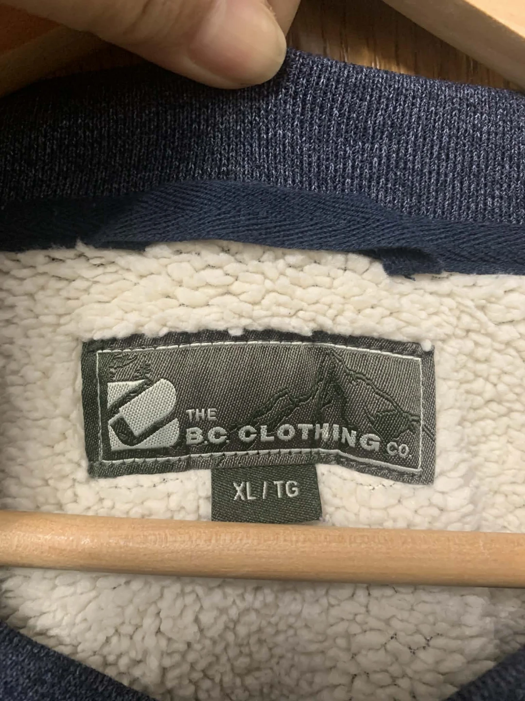 The BC Clothing Co. Sherpa Lined Henley Sweater XL - photo 3
