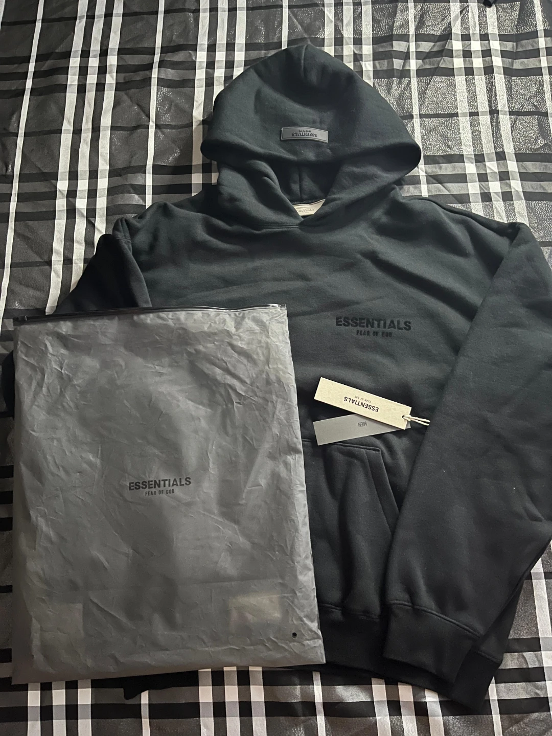 Fear of God Essentials Black Hoodie