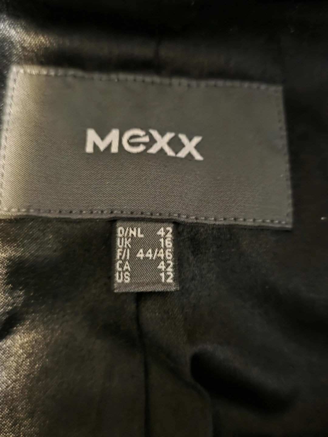 Mexx Black Wool Blend Trench Coat - photo 3