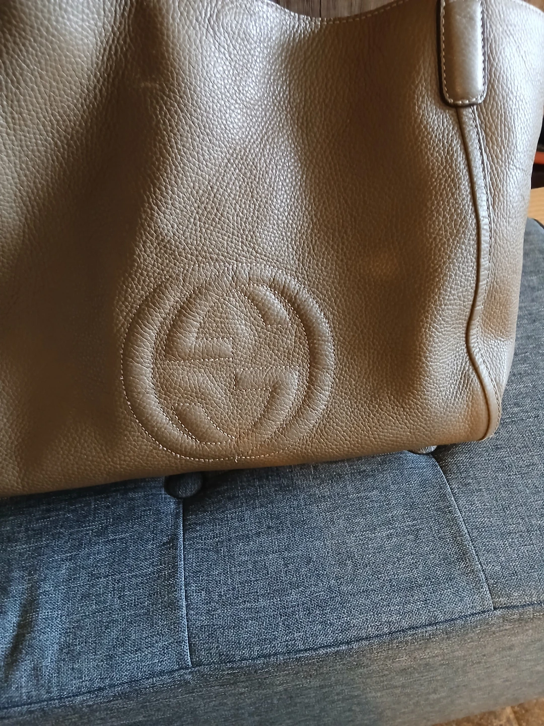 Gucci Leather Tote Bag
