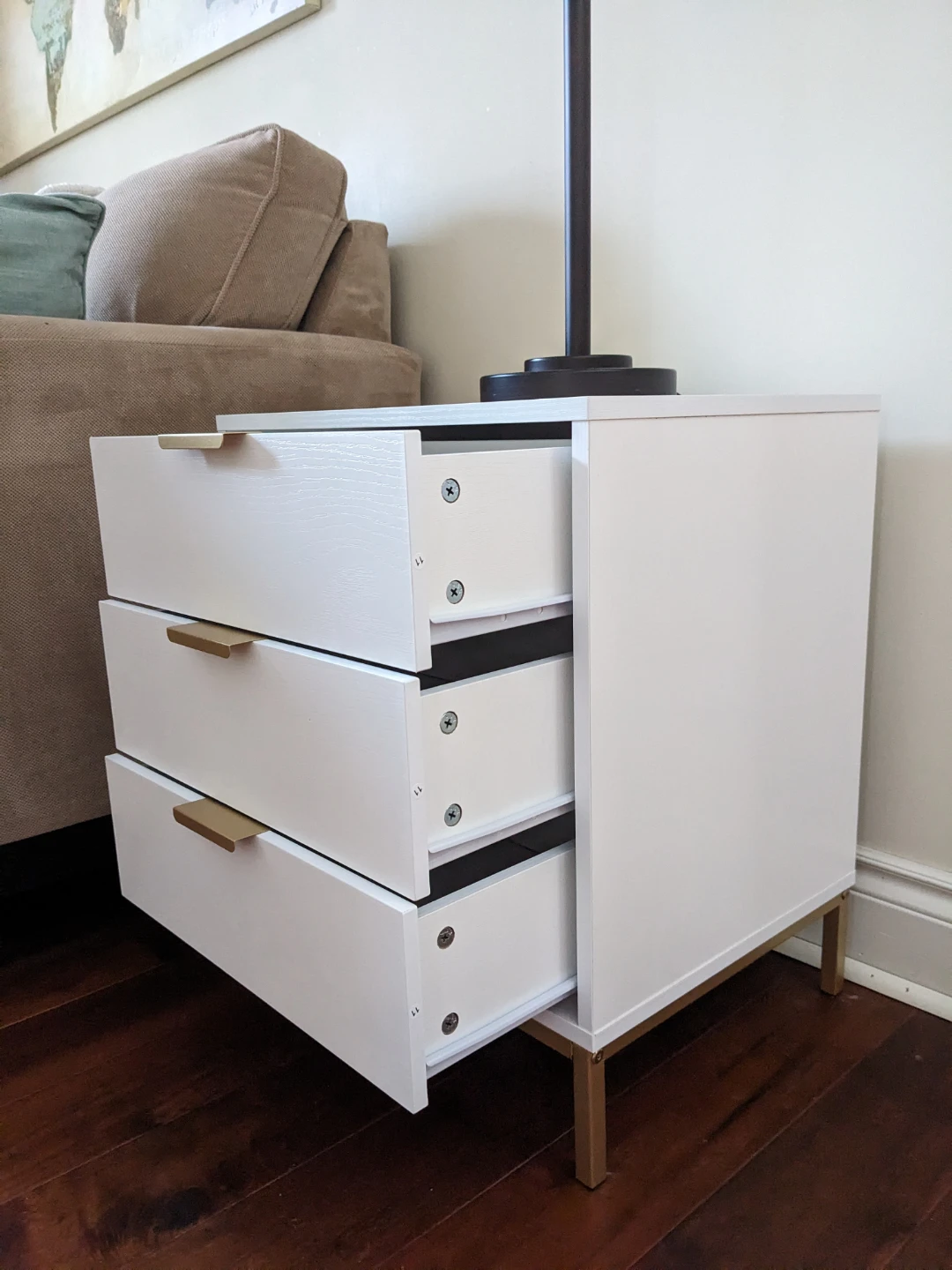 Mercer41 3 Drawer Nightstand -New - photo 4