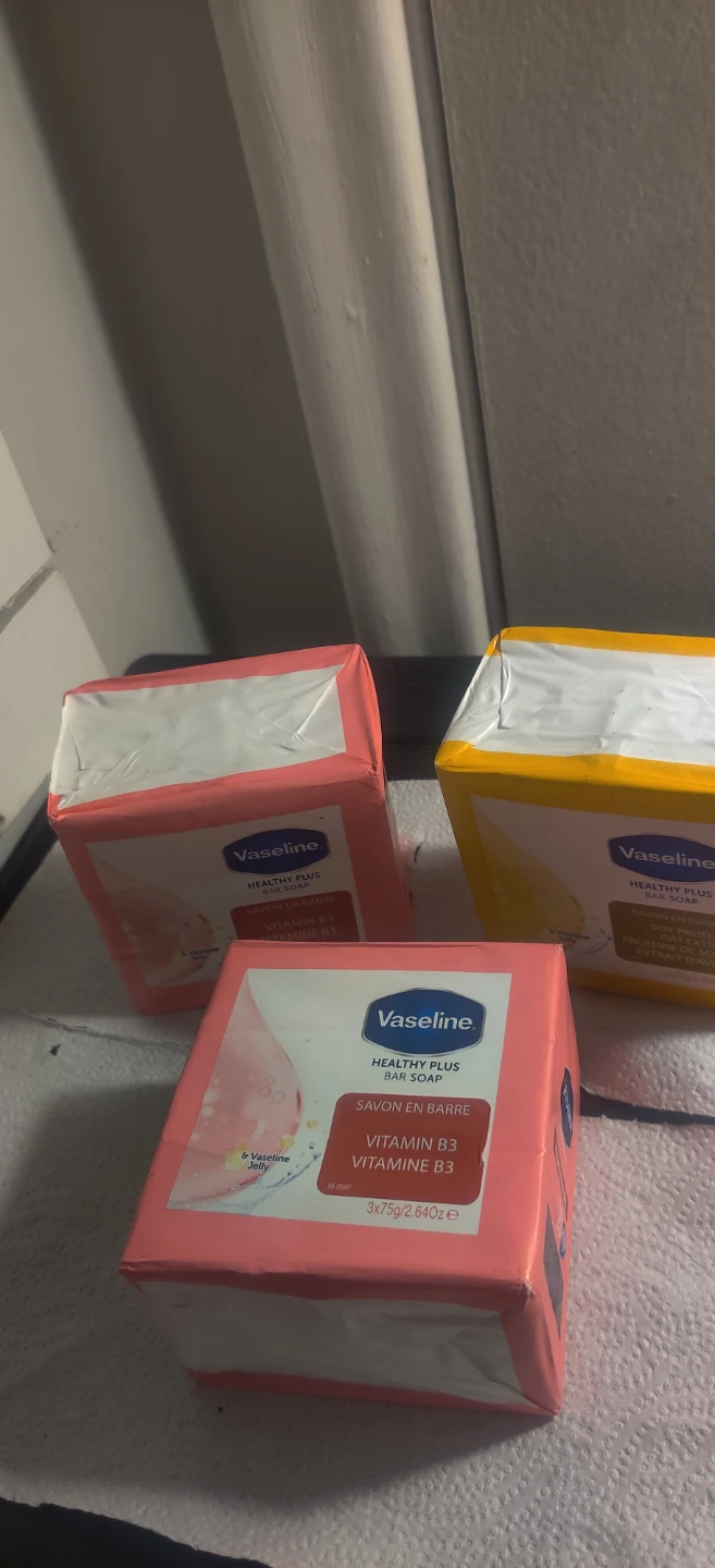 Vaseline Healthy Bright Vitamin B3 Bar Soapx 3