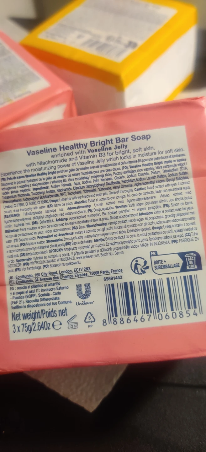 Vaseline Healthy Bright Vitamin B3 Bar Soapx 3 - photo 5