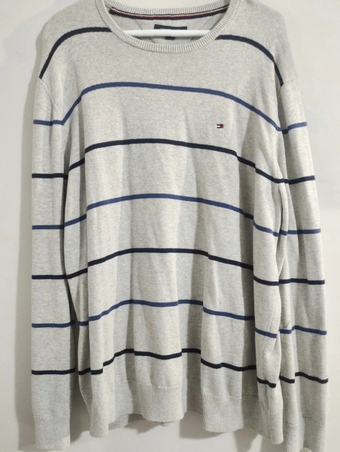 Tommy Hilfiger Striped Crew Neck Sweater - XL