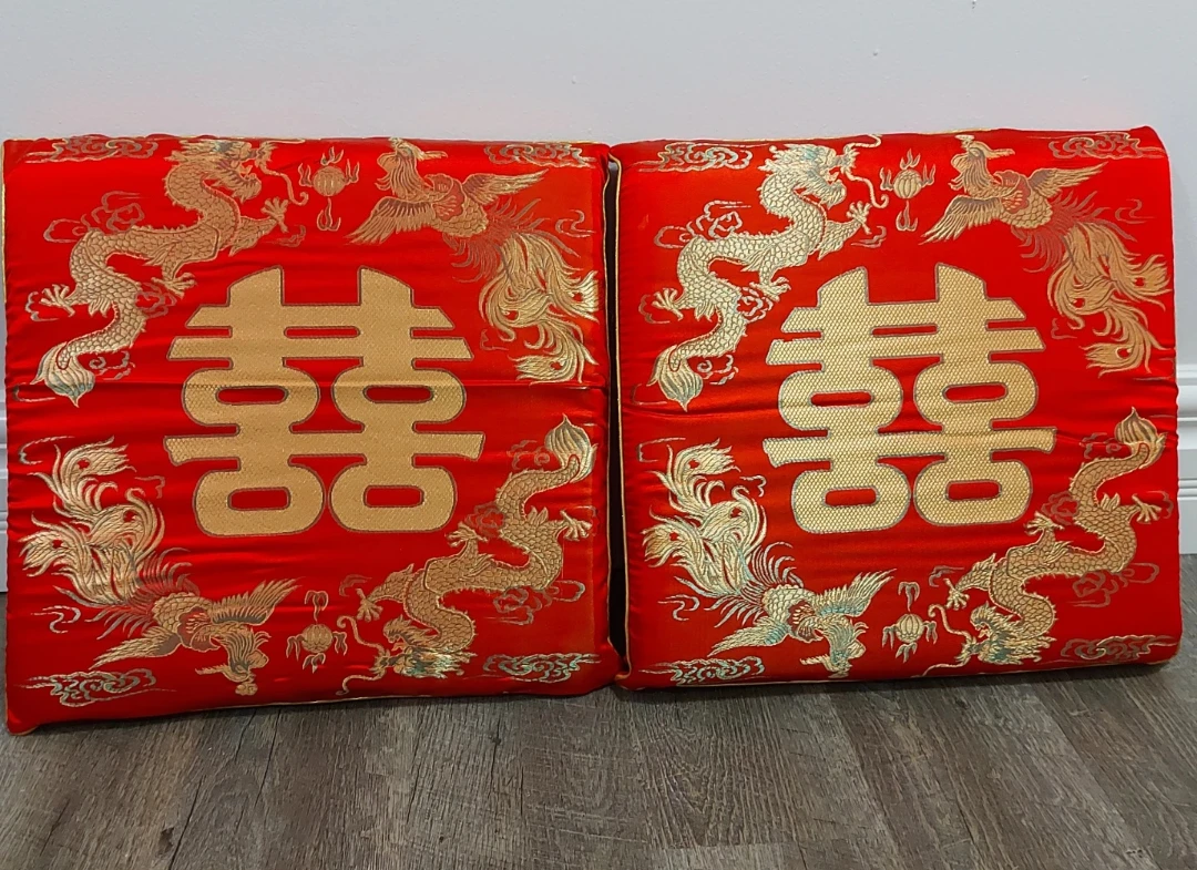 Double Happiness Pillows - Chinese Tea Ceremony - photo 2