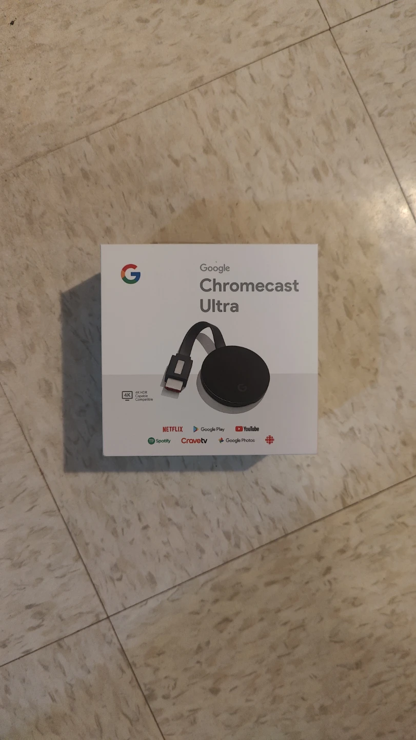 Google Chromecast Ultra 4K HDR Streaming Device