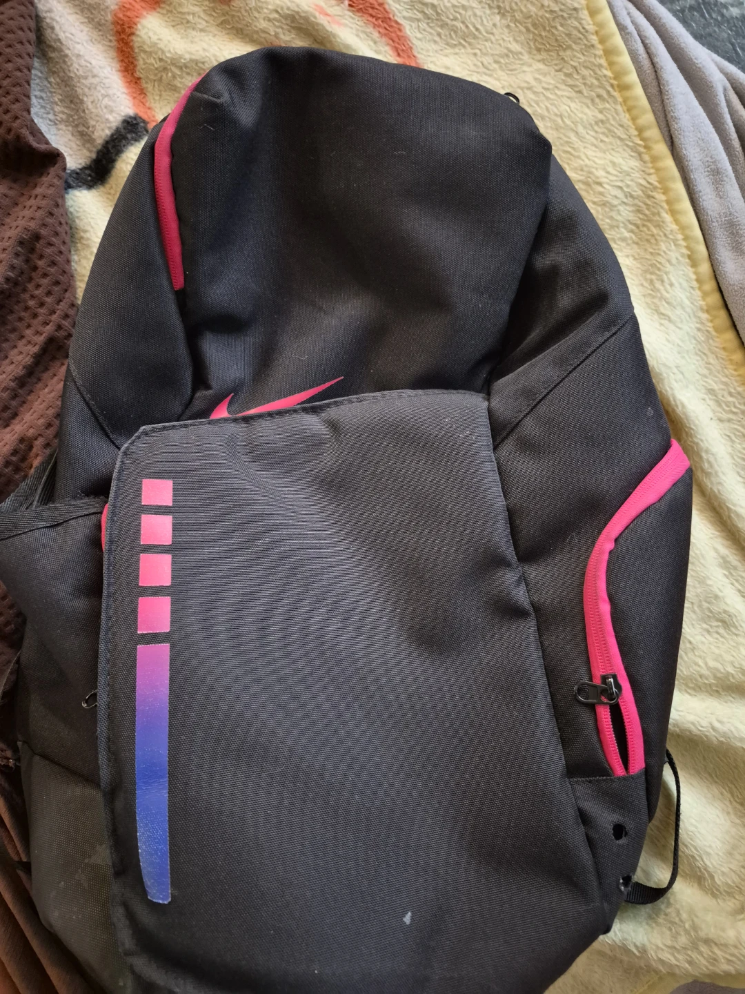 Nike Elite Basketball Backpack Black Pink