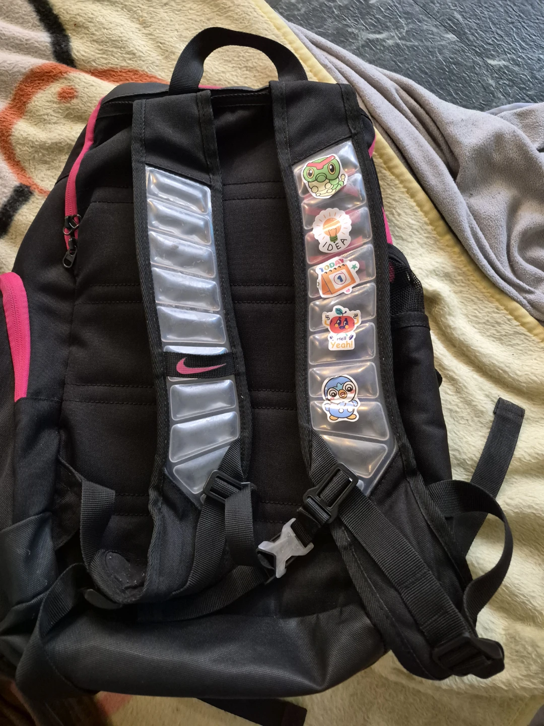 Nike Elite Basketball Backpack Black Pink - photo 2